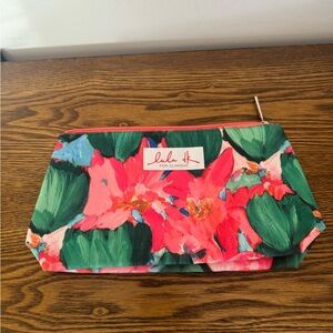 Lulu DK for Clinique floral cosmetic bag. - NWOT